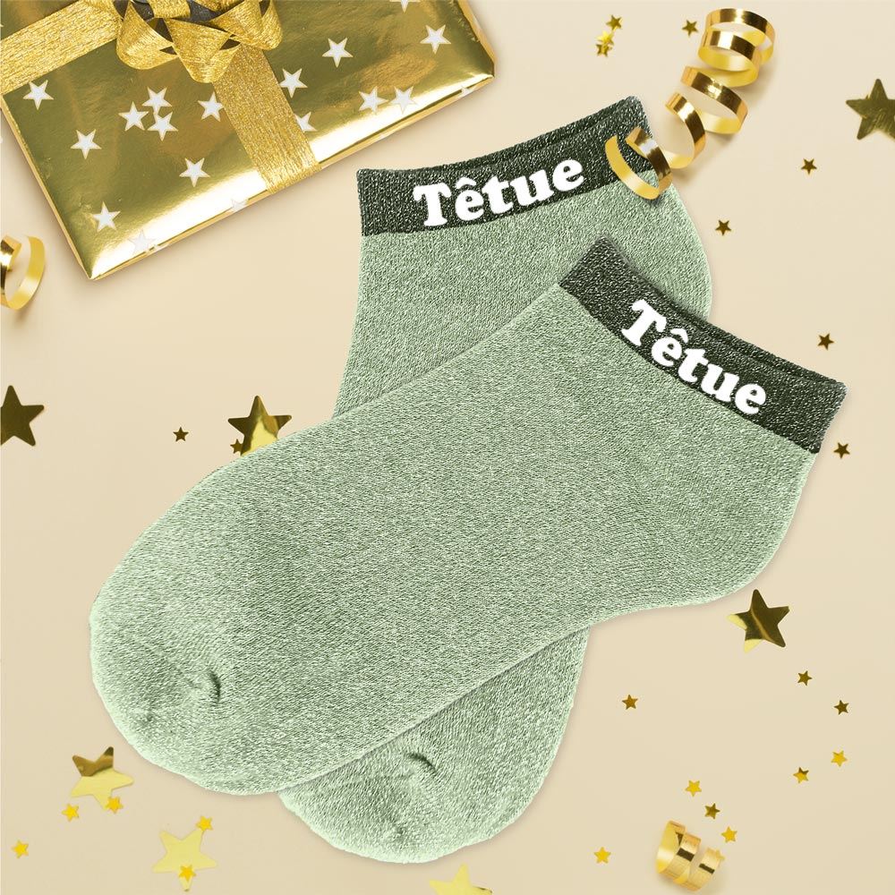 Socquettes à paillettes: Têtue