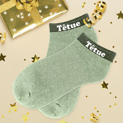 Socquettes à paillettes: Têtue