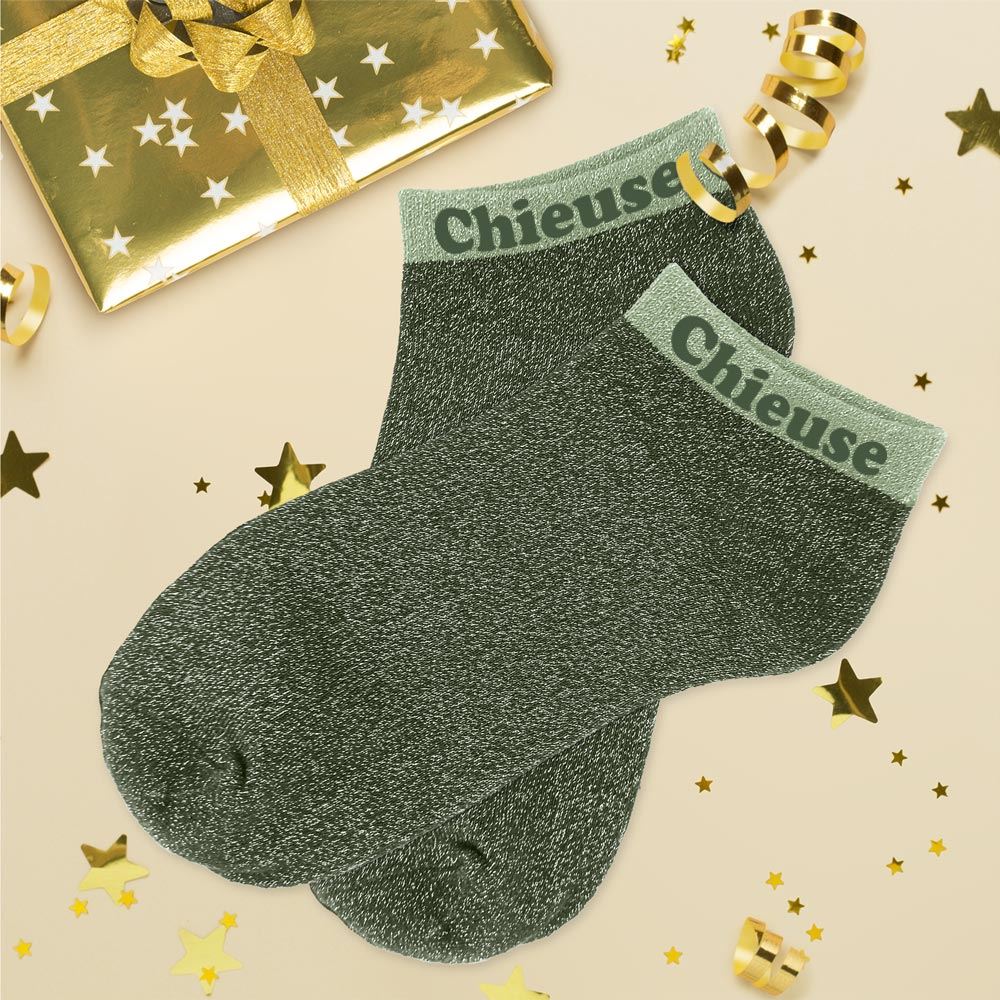 Socquettes à paillettes: Chieuse