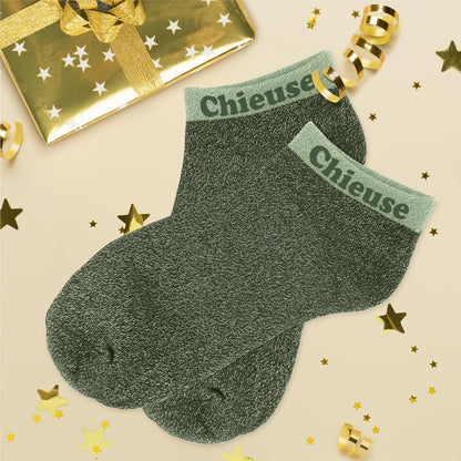 Socquettes à paillettes: Chieuse