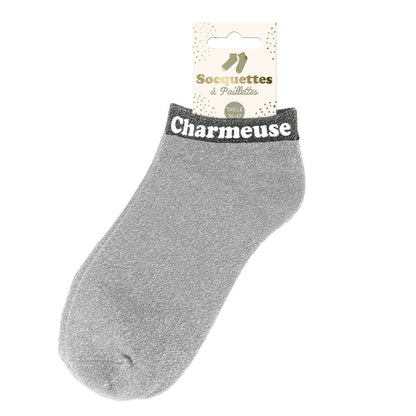Socquettes à paillettes: Charmeuse