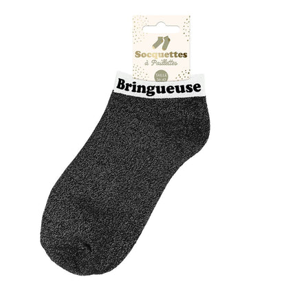 Socquettes à paillettes: Bringueuse