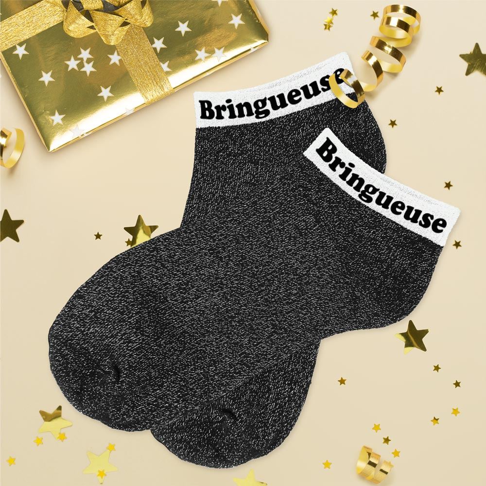 Socquettes à paillettes: Bringueuse